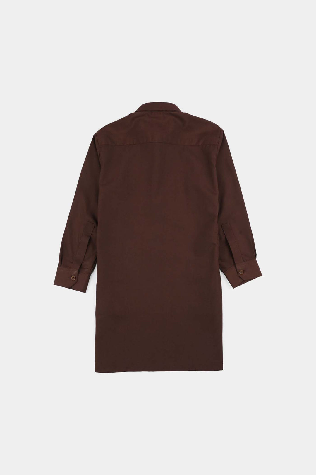 Boys Poly Viscose Kurta Pajama (Blended) - Brown