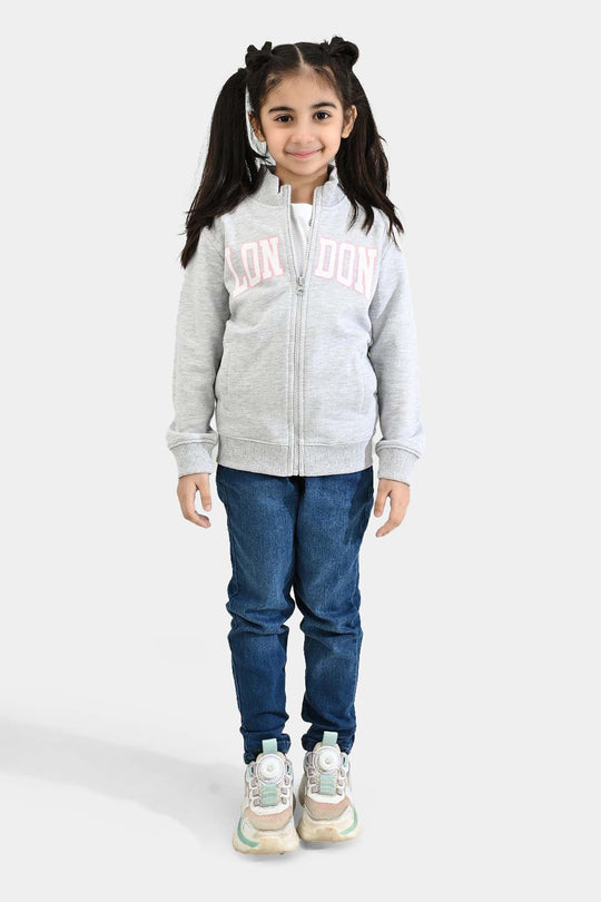 Girls Fleece Jacket LONDON