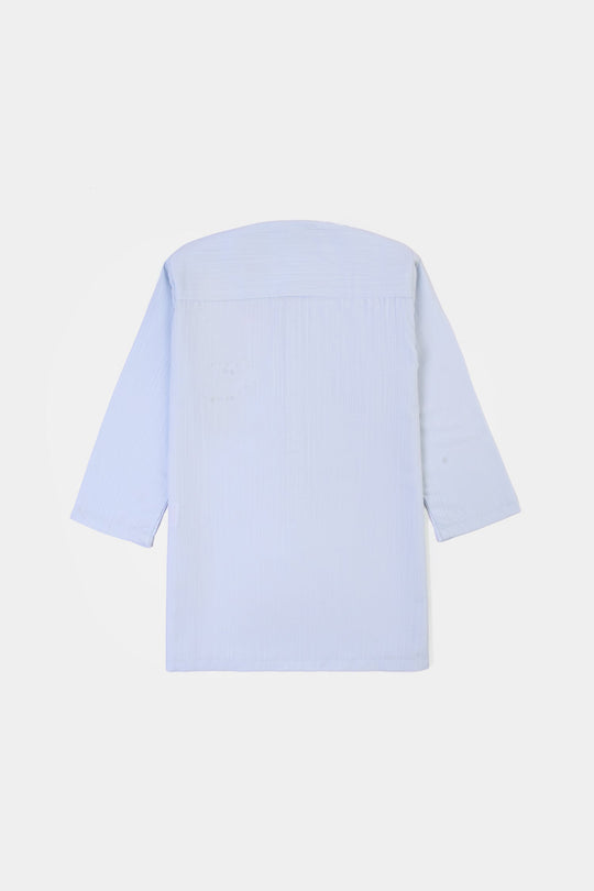 Infant Boys Poly Viscose 2Piece Suit (Sheep)-Blue