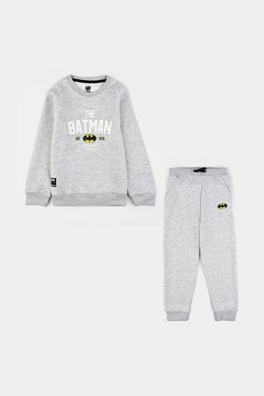 Boys Fleece 2 Piece Suit - Grey