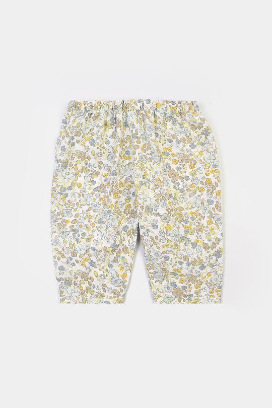 Infant Girls Linen Viscose Nightwear - Floral