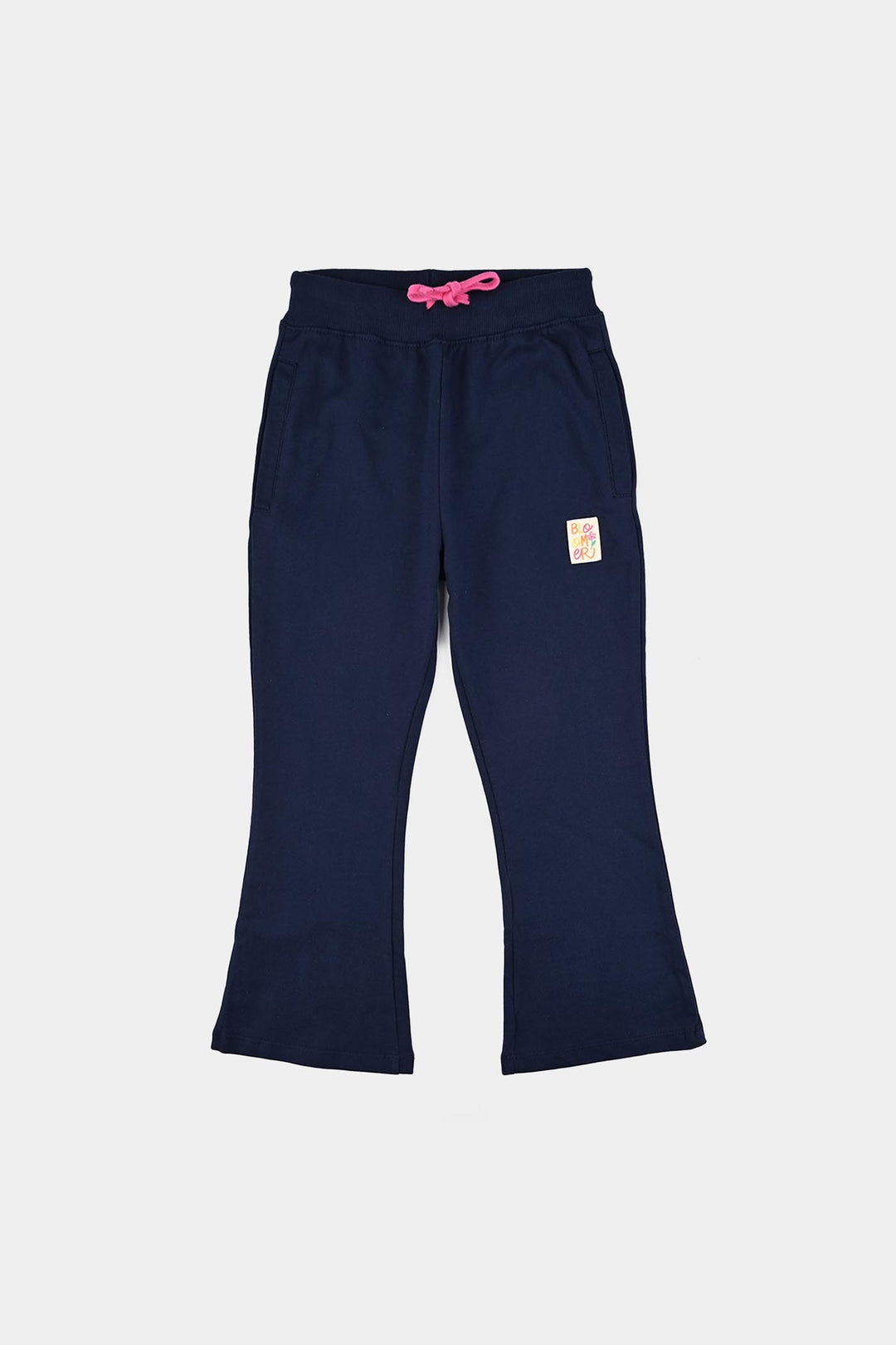 Girls Jersey/Terry Pajama Bloomer-NAVY
