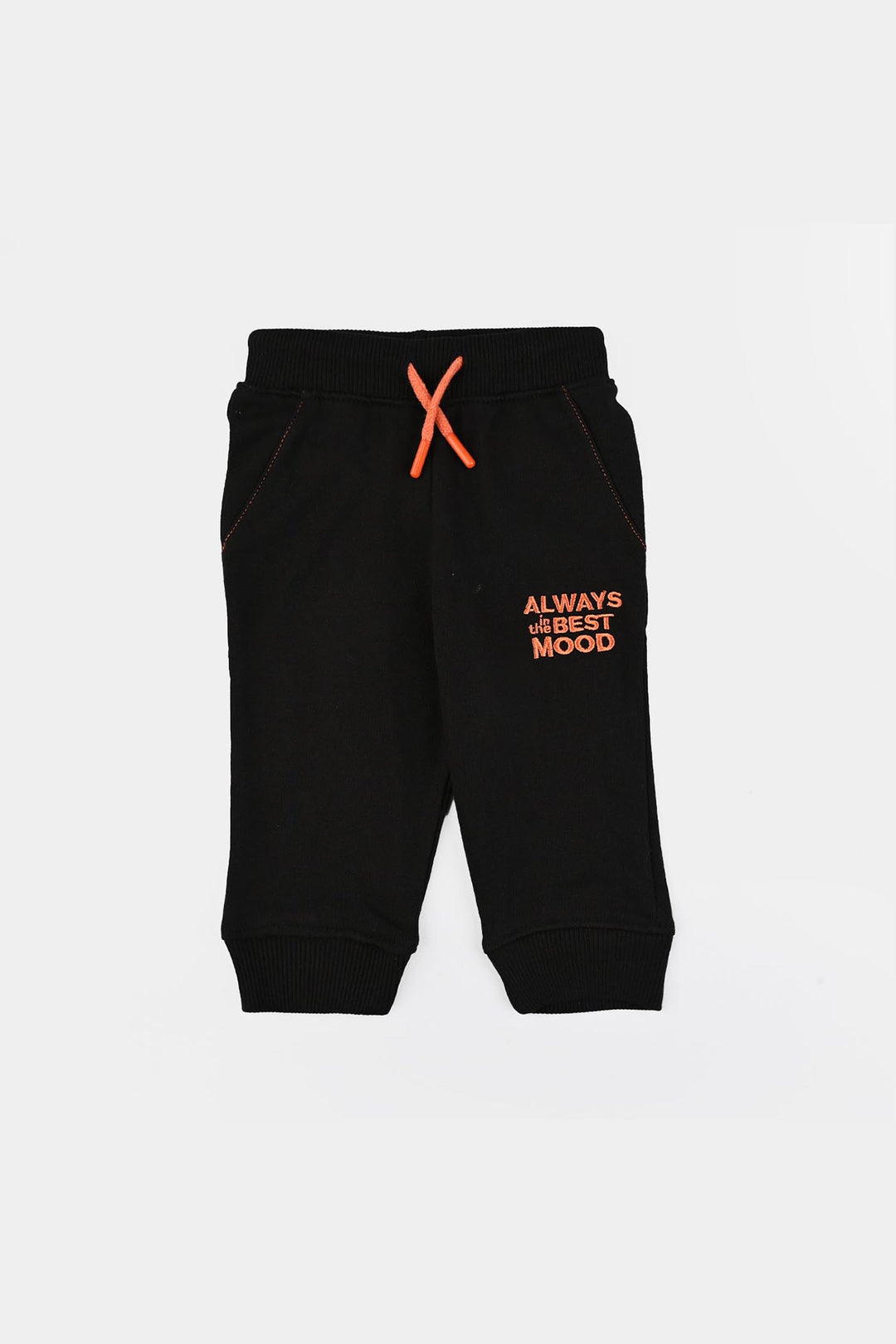 Infant Boys Jersey/Terry Pajama - Black