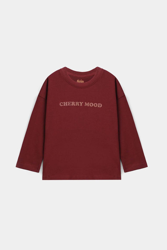 Girls Cotton Jersey T-Shirt Cherry Mood