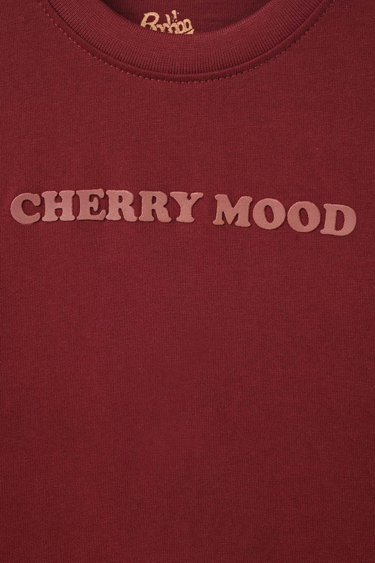 Girls Cotton Jersey T-Shirt Cherry Mood