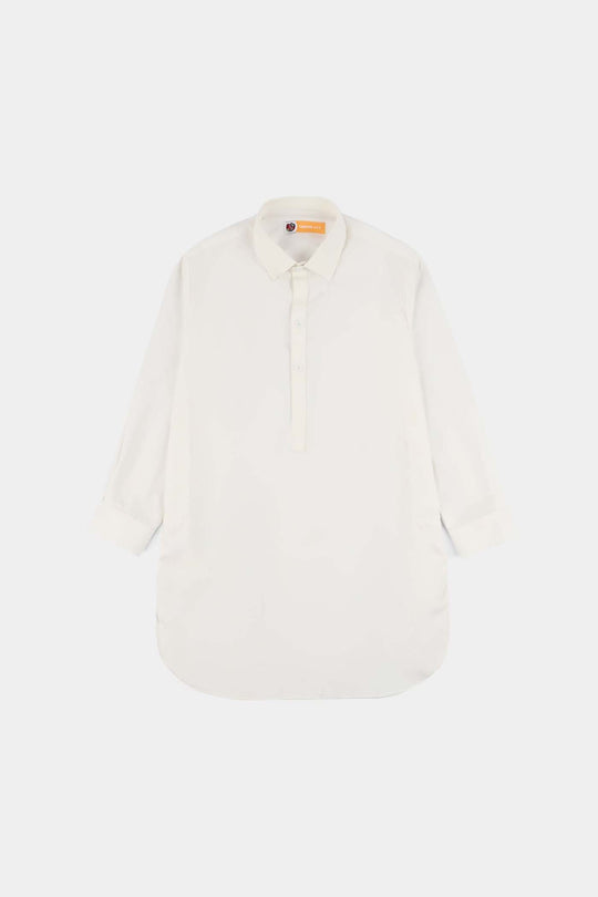 Boys Poly Viscose Kurta Pajama (Blended) - White