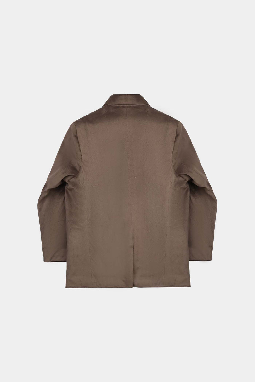 Boys Suede Blazer - Light Brown