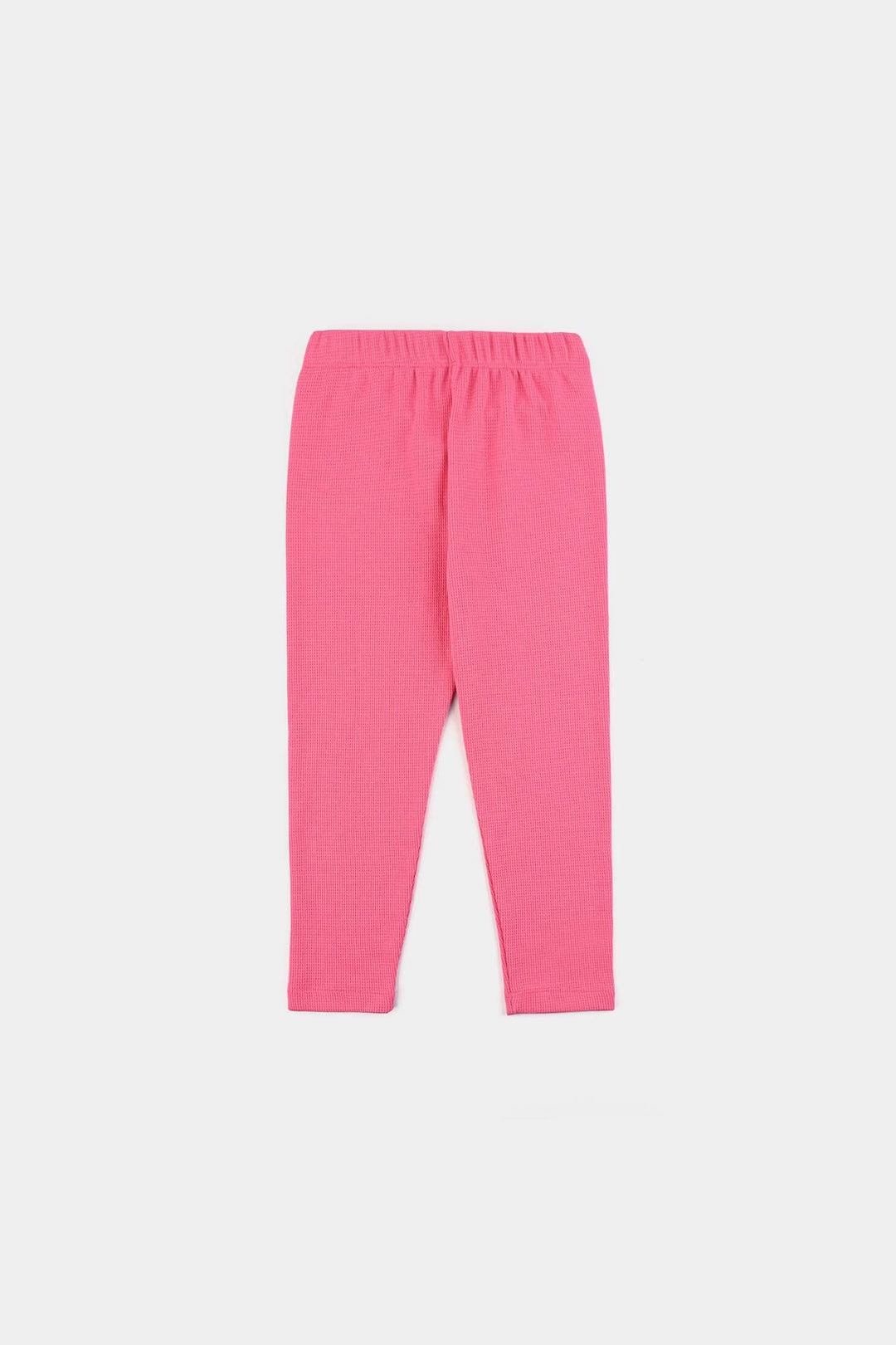 Kids Unisex Thermal Inner Wear Suit-Hot Pink