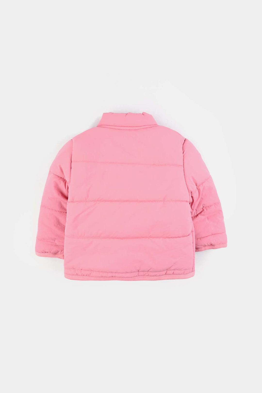 Infant Girls Quilted Jacket F/S-Pink