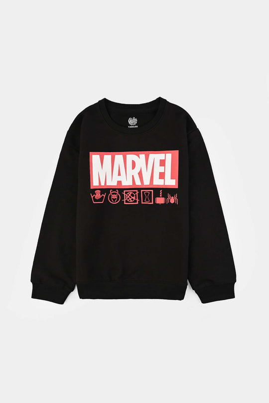 Boys Jersey/Terry 2 Piece Suit- Black
