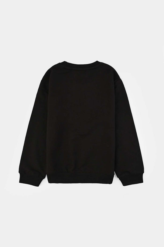 Boys Jersey/Terry 2 Piece Suit- Black