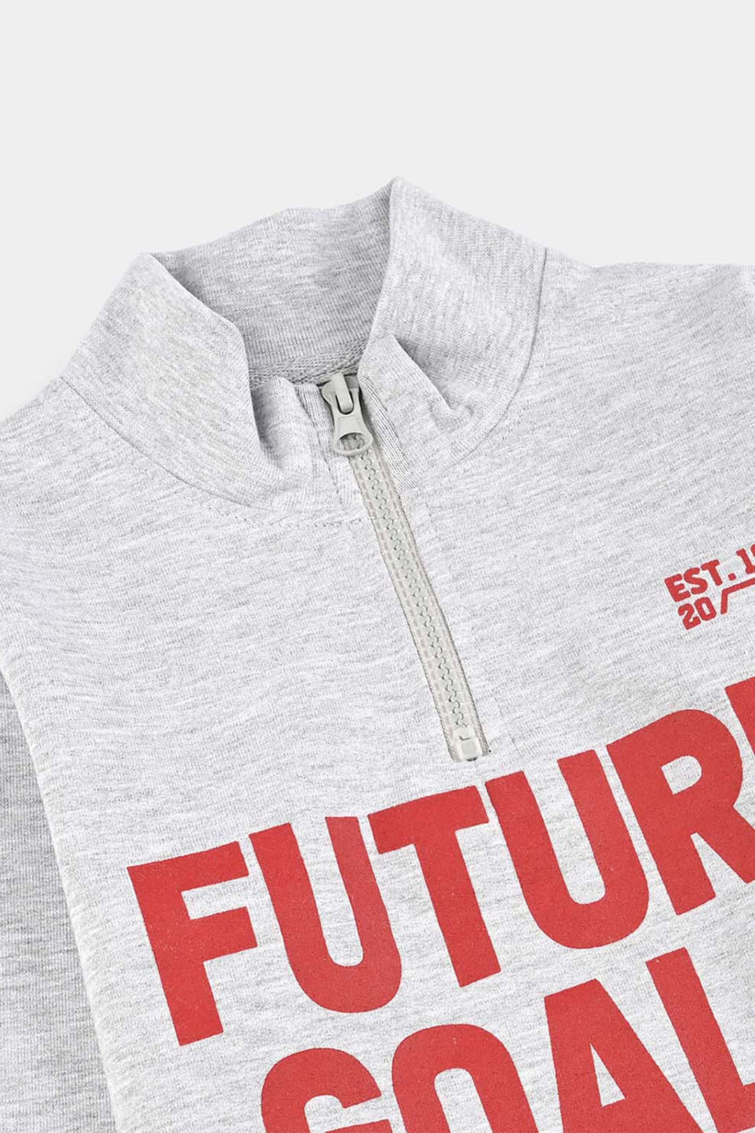 Boys Jersey/Terry 2 Piece Suit Future Goals-Grey