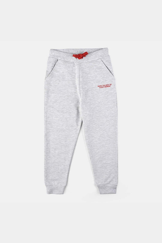 Boys Jersey/Terry 2 Piece Suit Future Goals-Grey