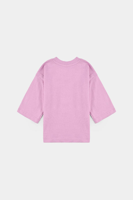 Infant Girls Jersey/Terry T-Shirt F/S Little Duckling-Pink