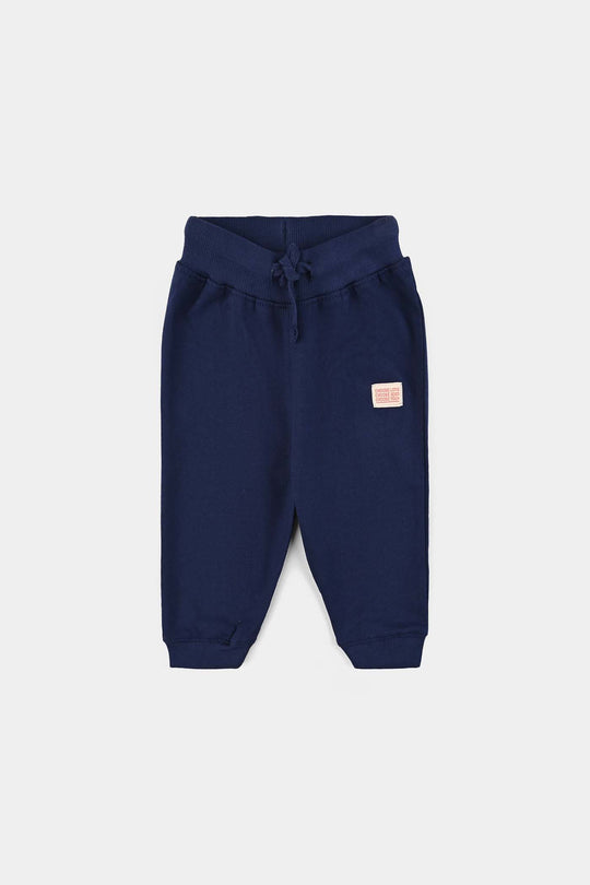 Infant Girls Jersey/Terry Pajama Choose Love-NAVY