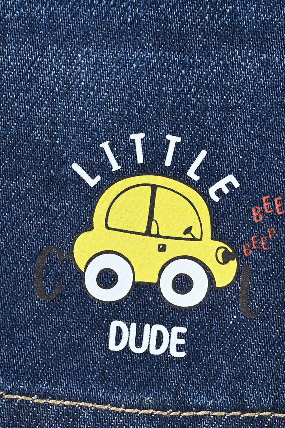 Infant Boys Denim Rigid Shorts - Dark Blue