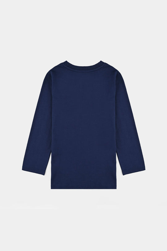 Girls Jersey/Terry T-Shirt F/S Lil SIS-PURPLE