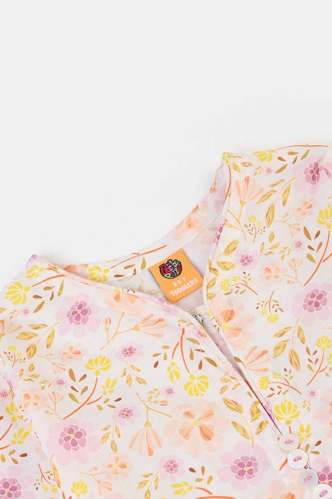 Girls Cotton Poplin Printed 2Piece Ditsy