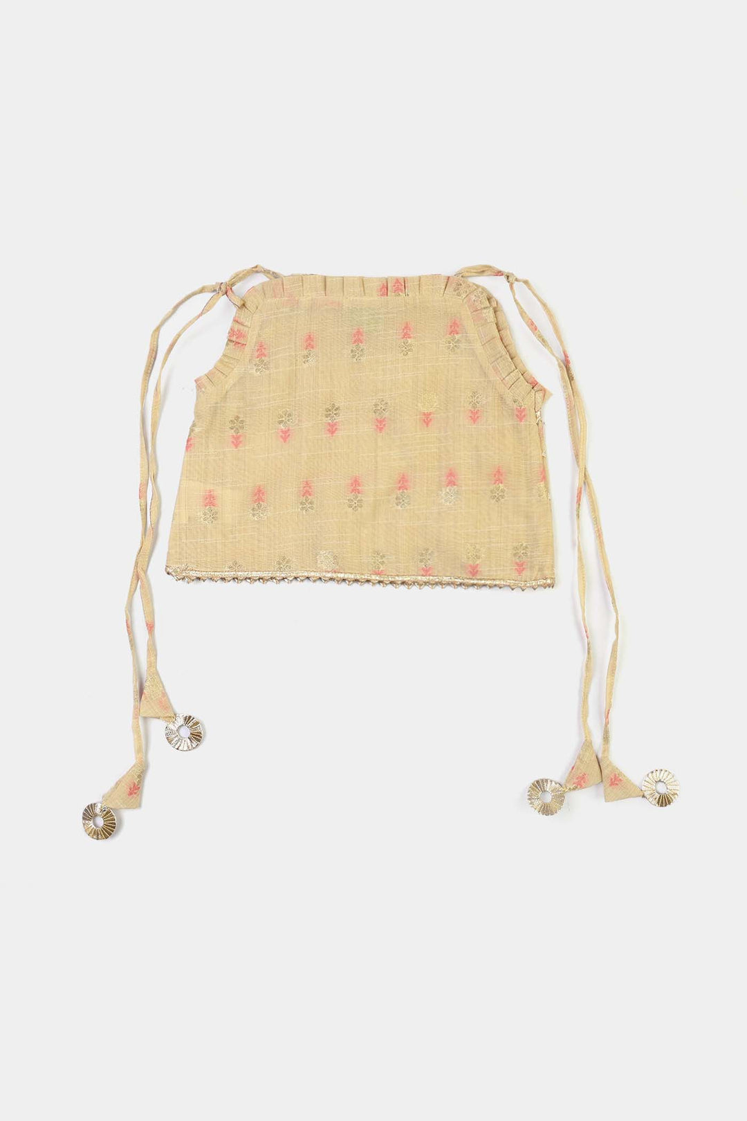 Infant Girls Jacquard 2Pcs Riwaj-BEIGE