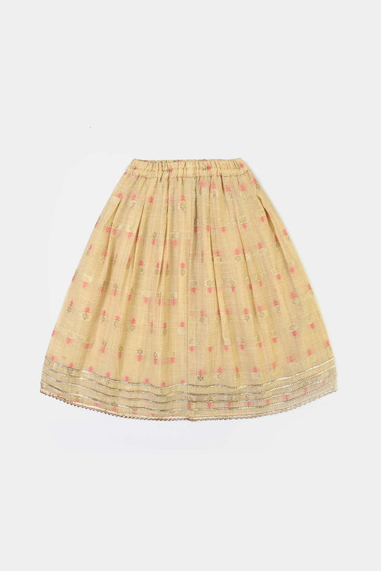 Infant Girls Jacquard 2Pcs Riwaj-BEIGE