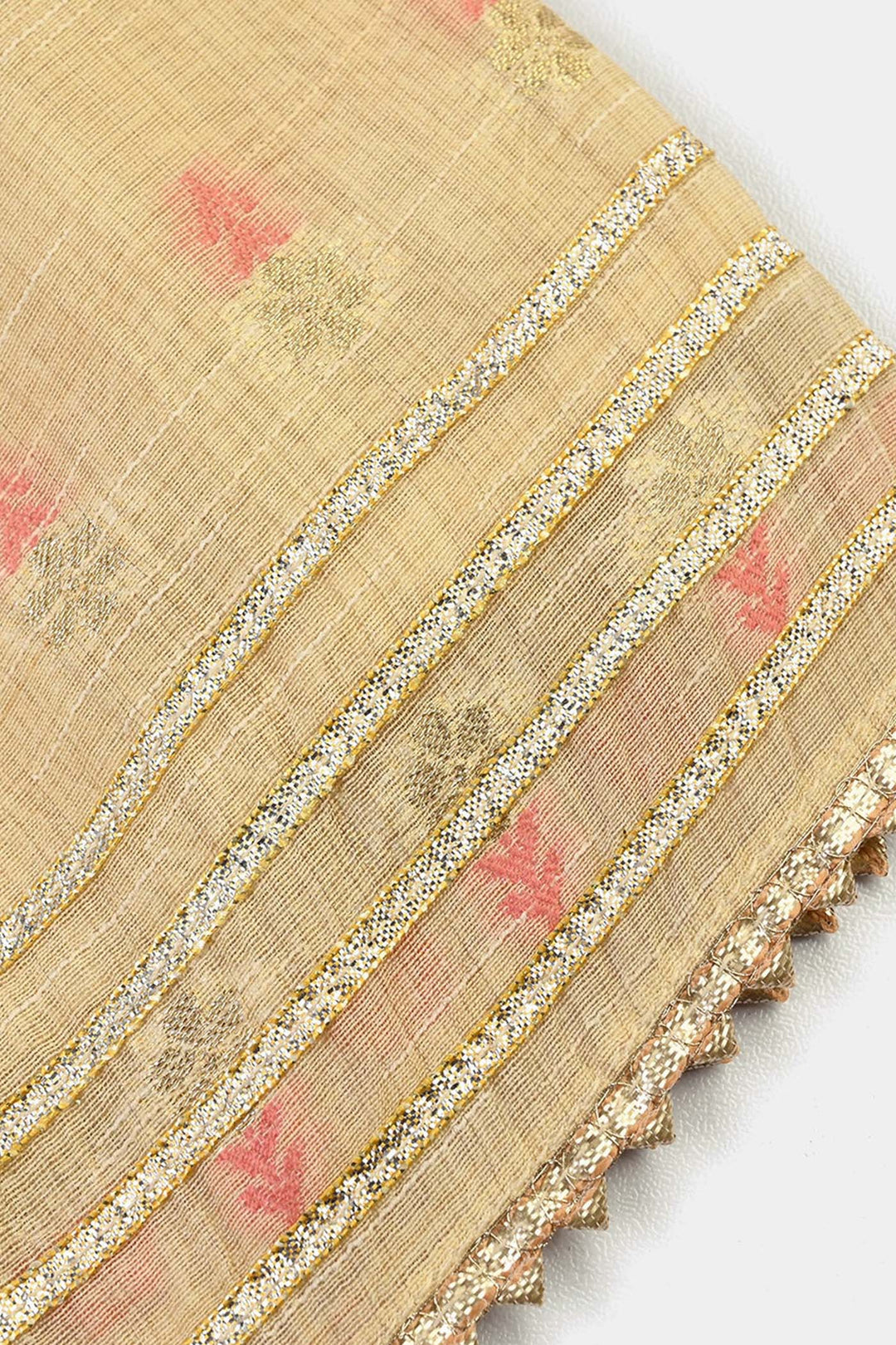 Infant Girls Jacquard 2Pcs Riwaj-BEIGE