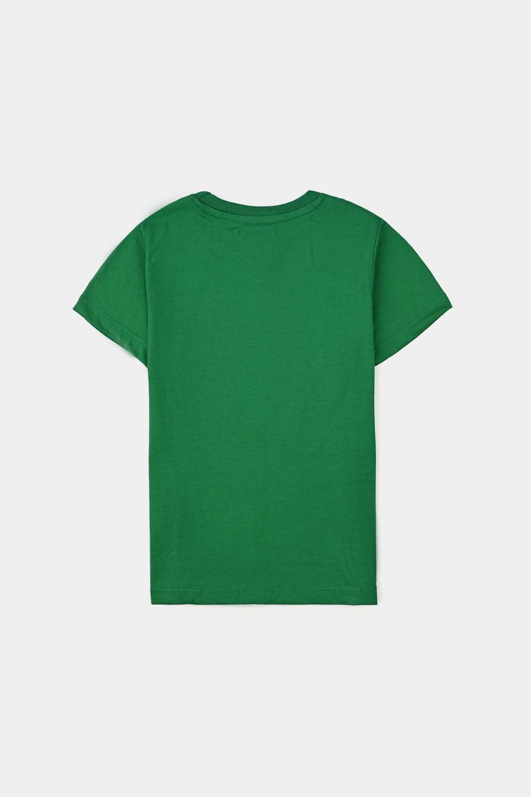 Unisex Poly Cotton Jersey T-Shirt H/S SEQUINS FLAG-Joly Green
