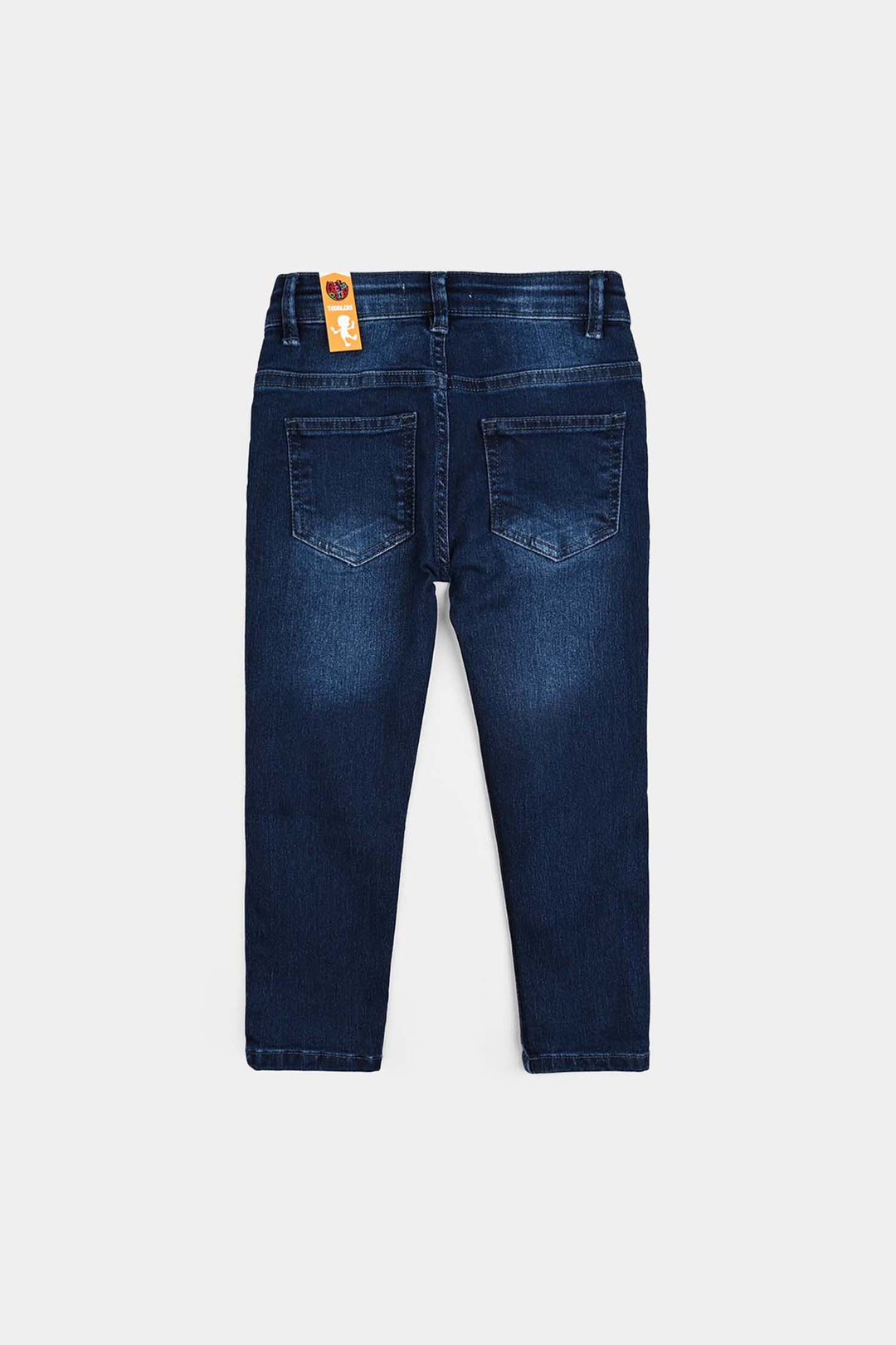 Boys Denim Stretch Pant Basic - DARK BLUE