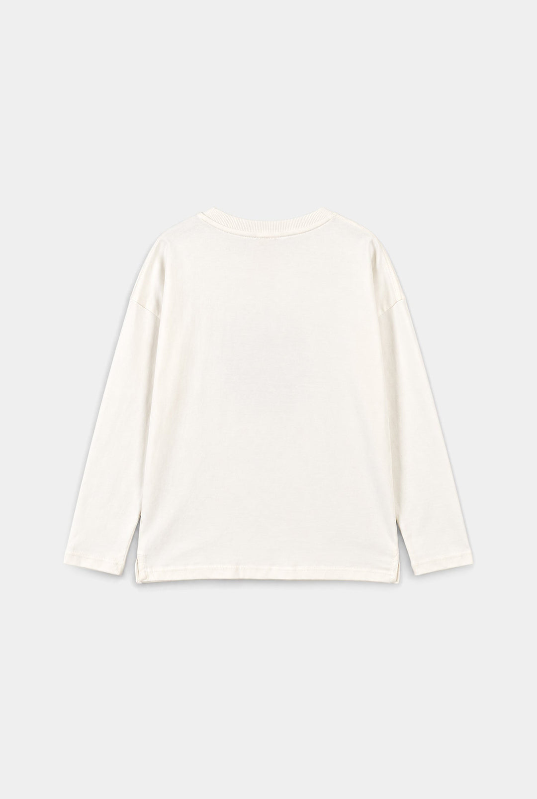 Boys Cotton Jersey T-Shirt Helmet-WHITE