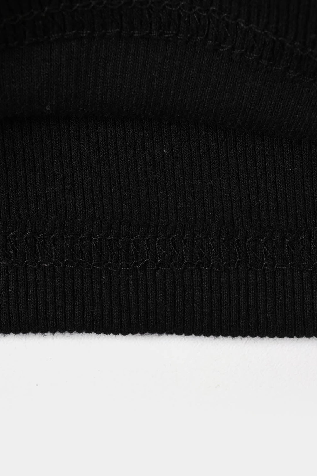 Boys 2x1 Rib Turtle Neck-BLACK