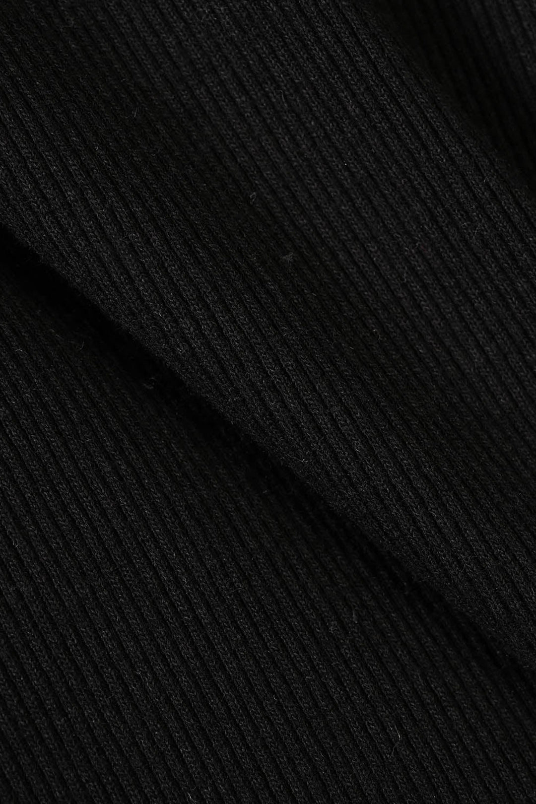 Boys 2x1 Rib Turtle Neck-BLACK