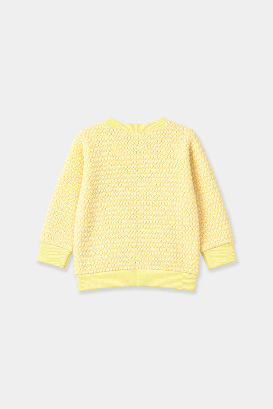 Infant Girls Quilted 2Pcs Suit Snuggle Bunny-Yellow