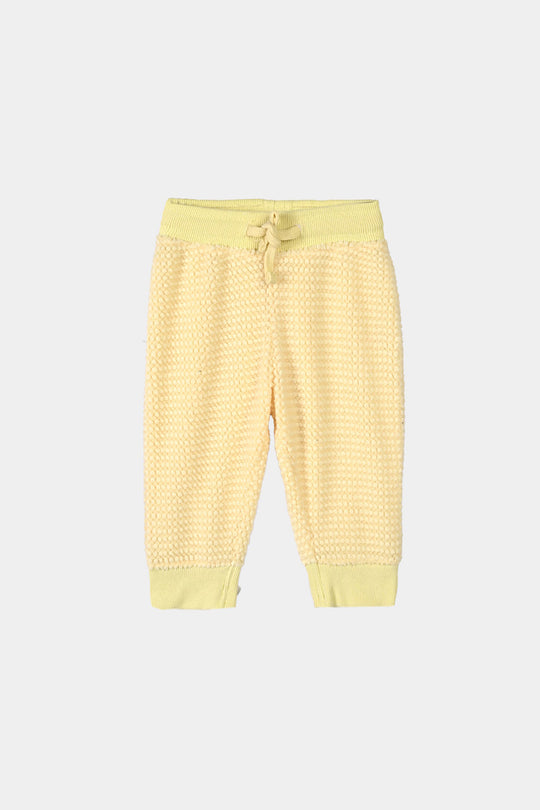 Infant Girls Quilted 2Pcs Suit Snuggle Bunny-Yellow