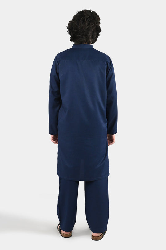 Boys Blended Suit 2 Piece (Blended) - Blue