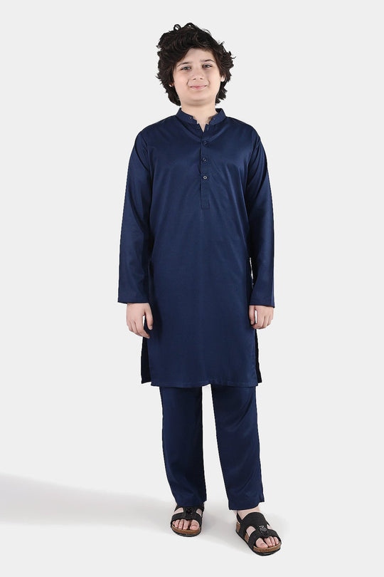 Boys Blended Suit 2 Piece (Blended) - Blue