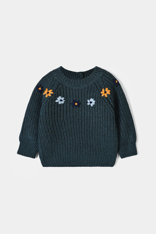 Infant Girls Acrylic Sweater