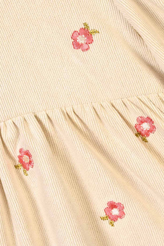 Infant Girls Polyester Emb Top Dusky