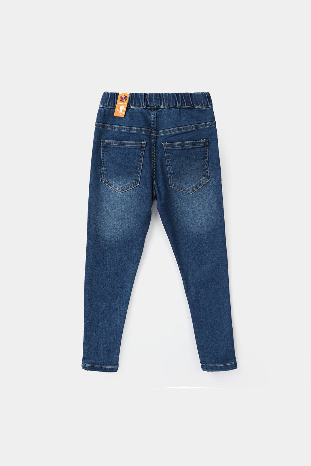 Girls Denim Stretch Jeggings Basic - Mid Blue