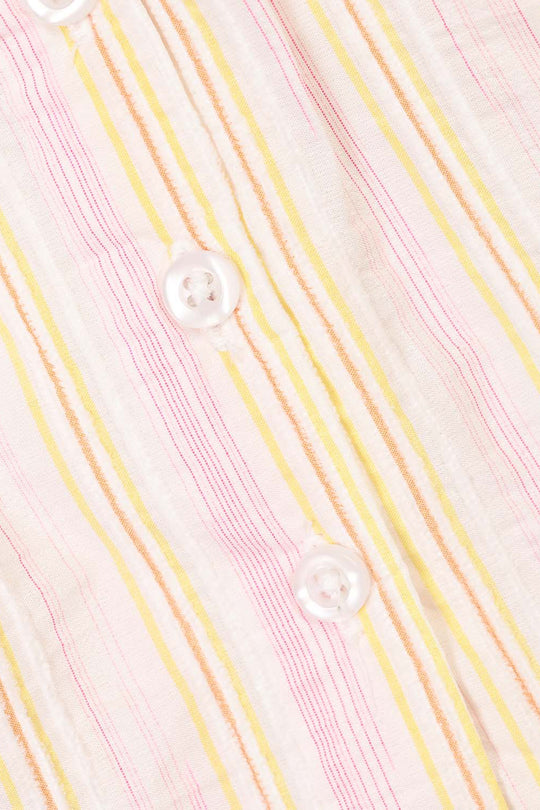 Infant Girls Polyester Emb Top Tiny Flower