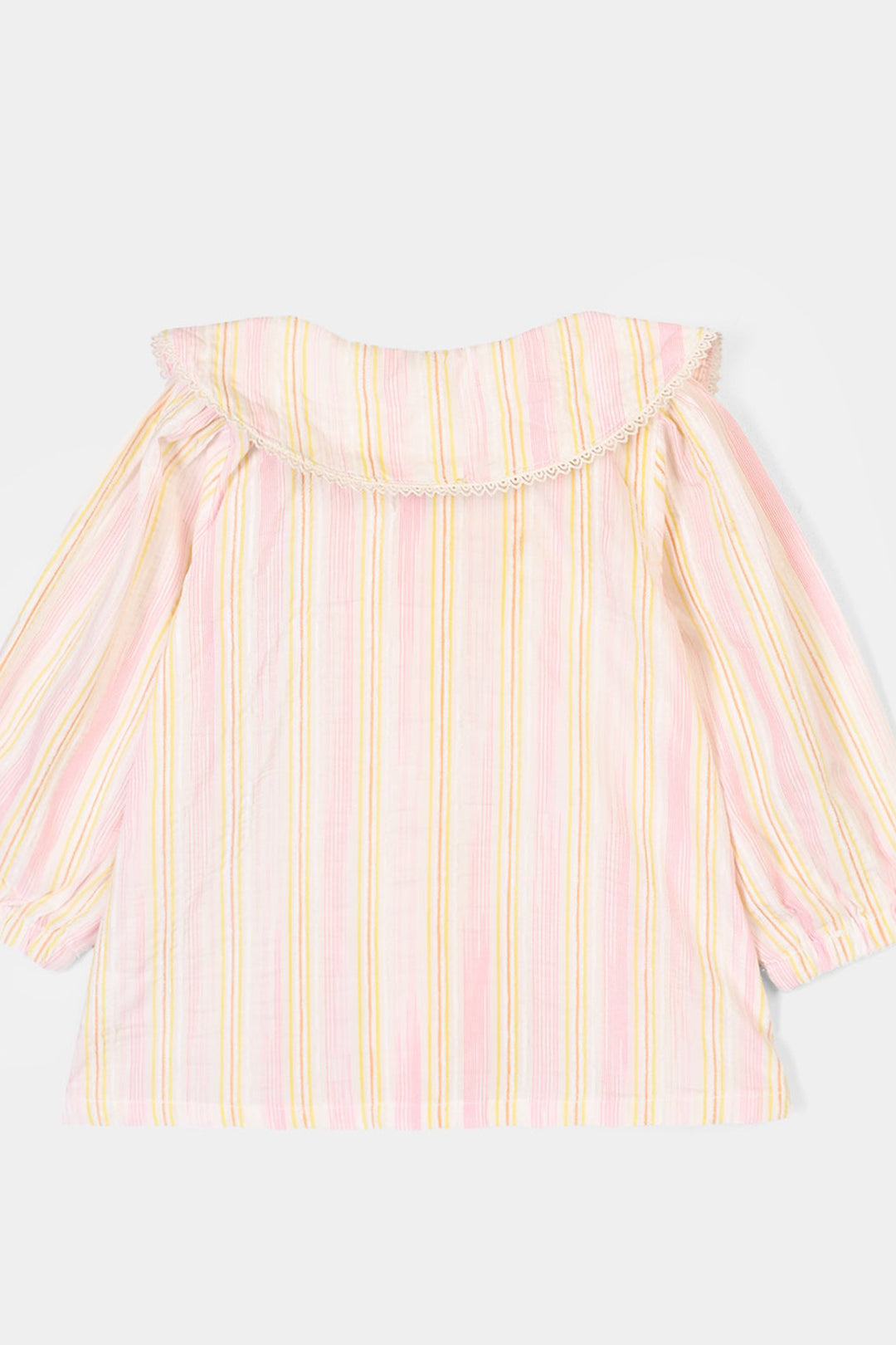 Infant Girls Polyester Emb Top Tiny Flower