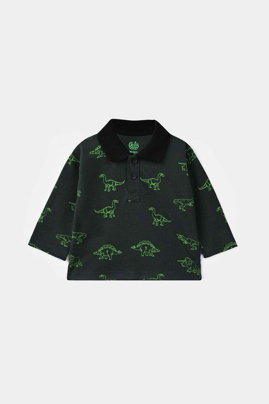 Infant Boys Cotton PK Polo Full Sleeves Character