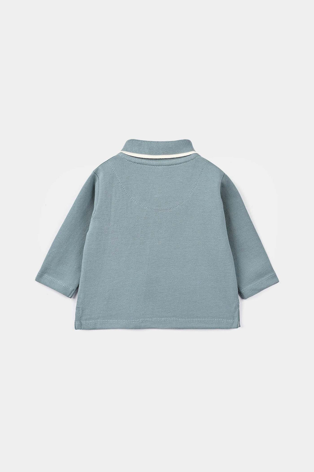 Infant Boys Cotton PK Polo Full Sleeves Let's Play