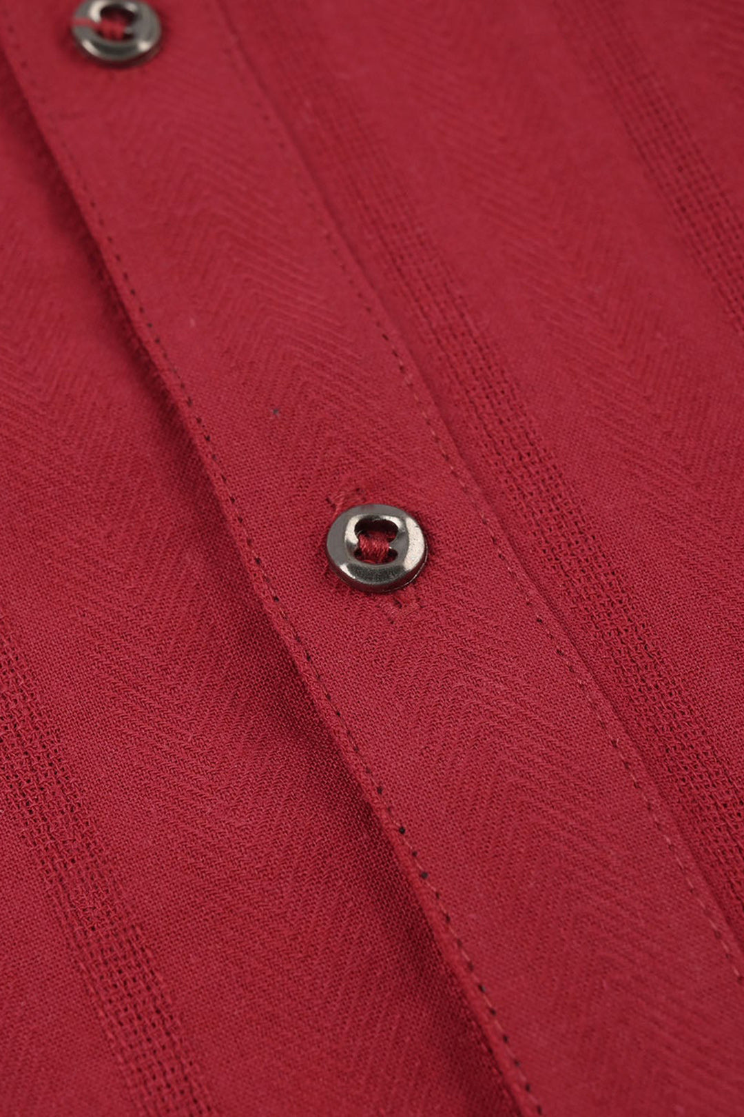 Boys Cotton Jacquard Kurta - Maroon