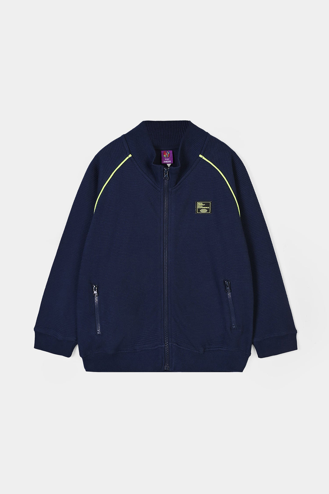 Boys Ottoman Knitted Jacket Real Energy - NAVY