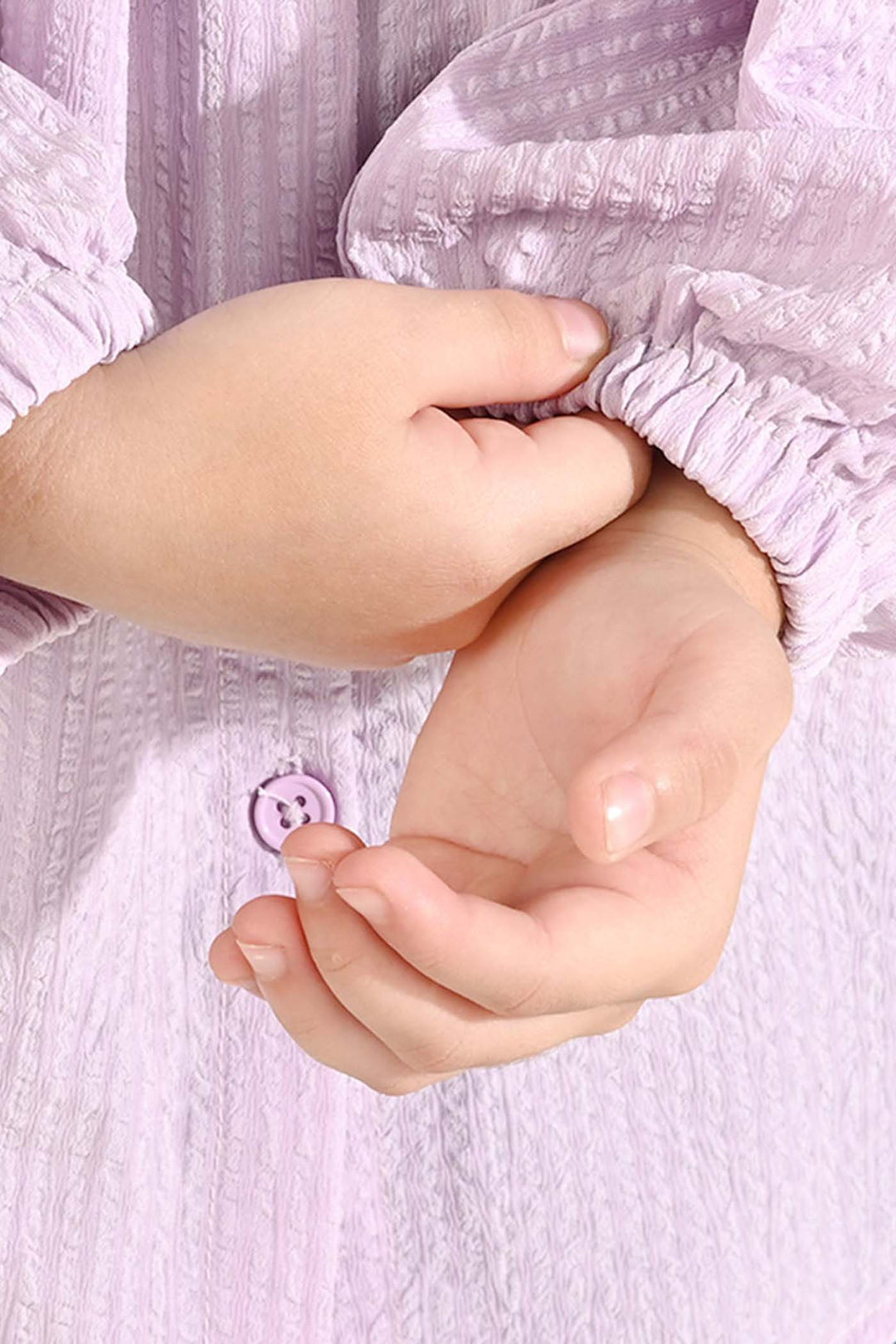 Girls Poly Jersey Top Lavender Love-Purple