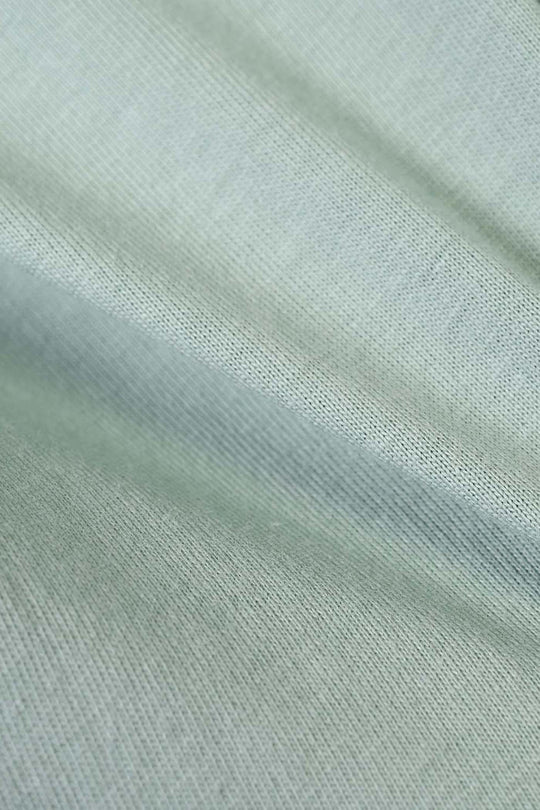 Infant Girls Cotton Jersey T-Shirt Hi Baby - Sage Green