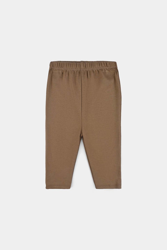 Infant Boys Cotton Interlock 3 PC Set-Yellow/White/Brown