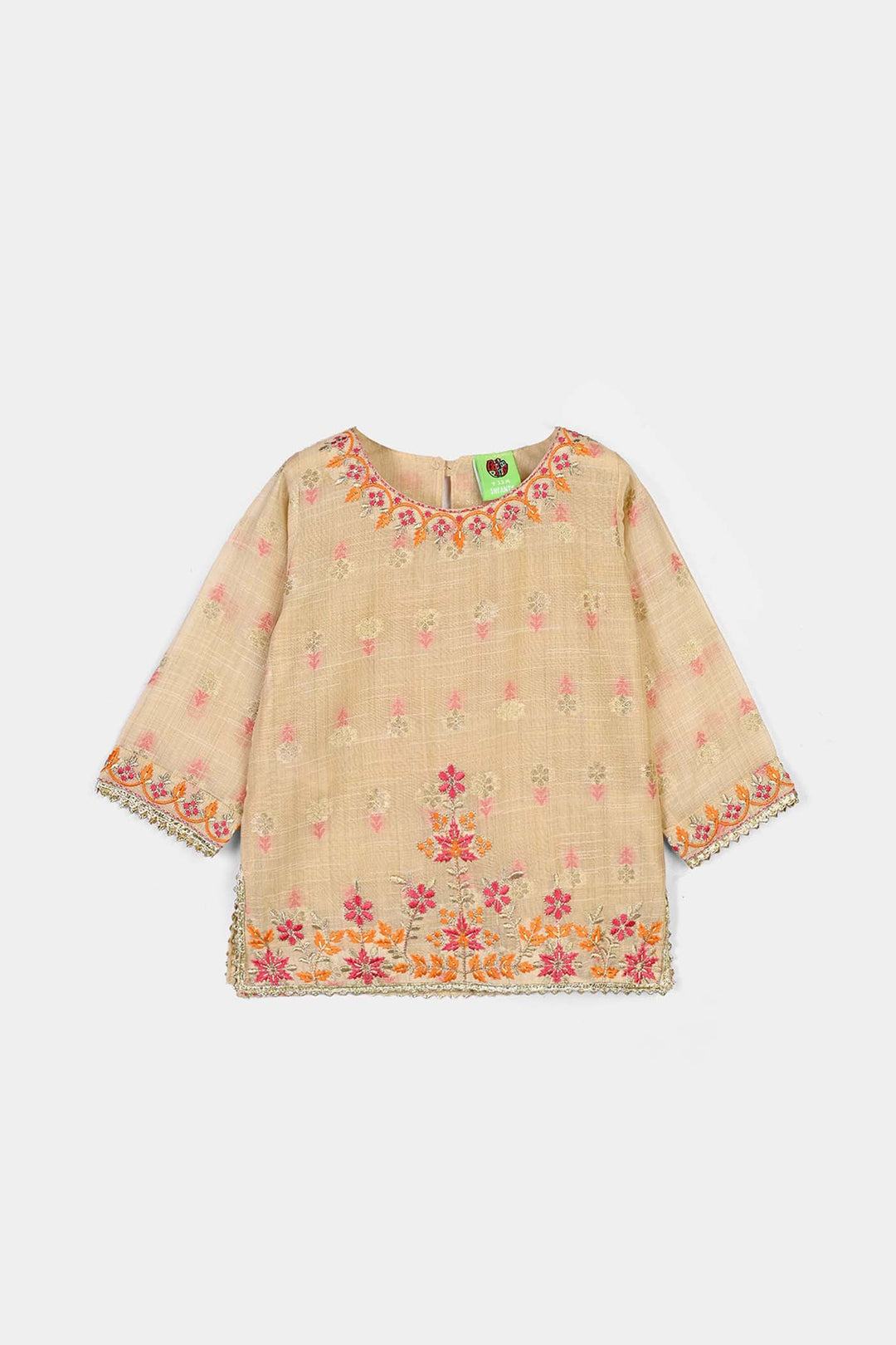 Infant Girls Polyester 2Pcs Jashn