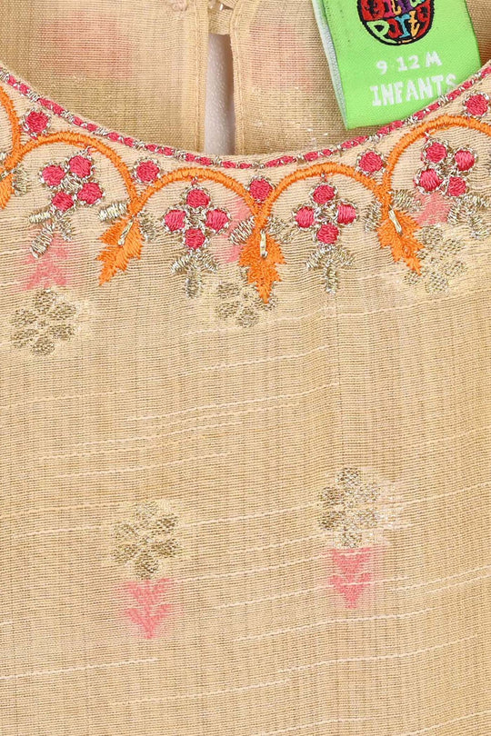 Infant Girls Polyester 2Pcs Jashn