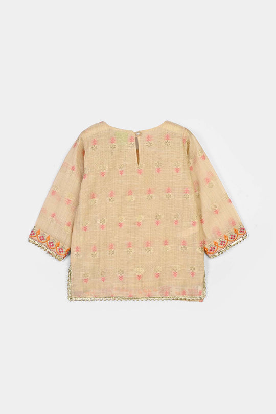 Infant Girls Polyester 2Pcs Jashn