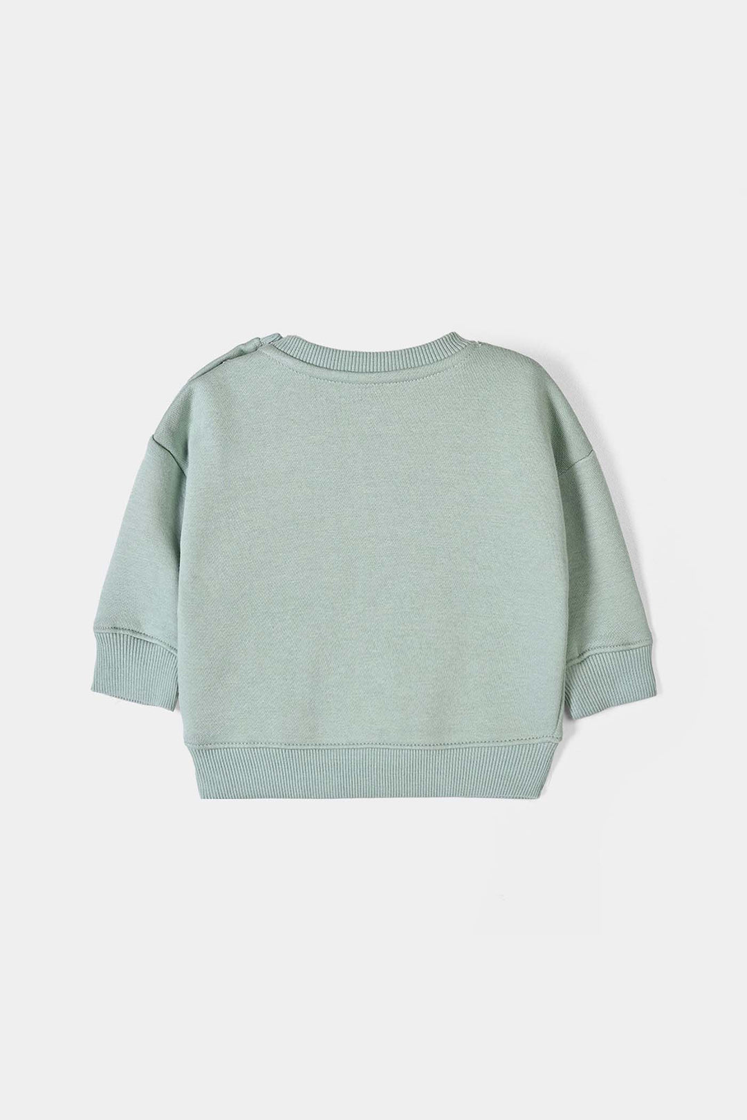 Infant Girls Fleece 2 Piece Suit Little Me - Sage Green